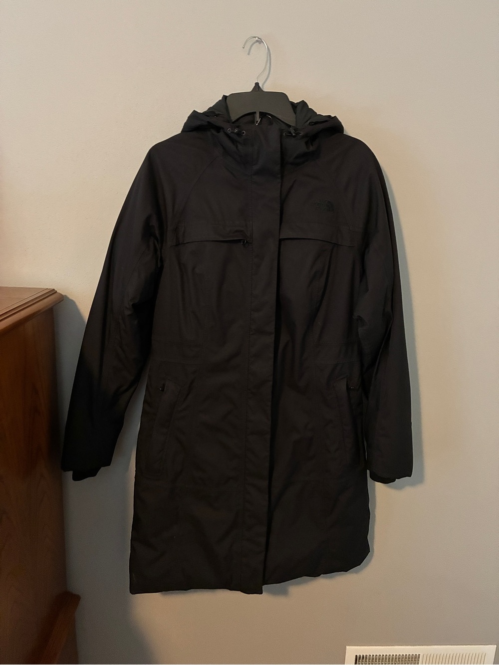 The North Face Women's Black Hooded Trench Coat